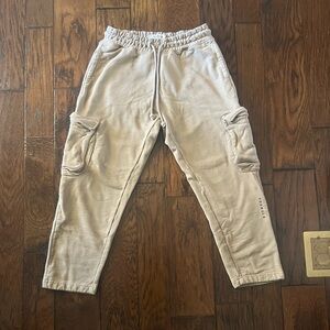 YoungLA Khaki Cargo Joggers